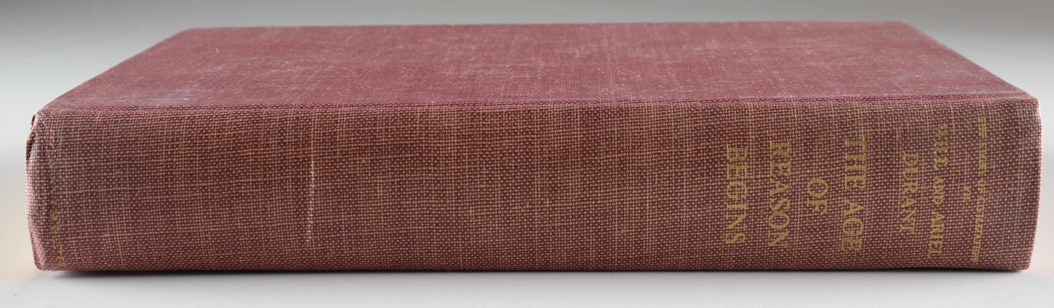 Four Library Collection Hardbound Books "The Story of Civilization" Series