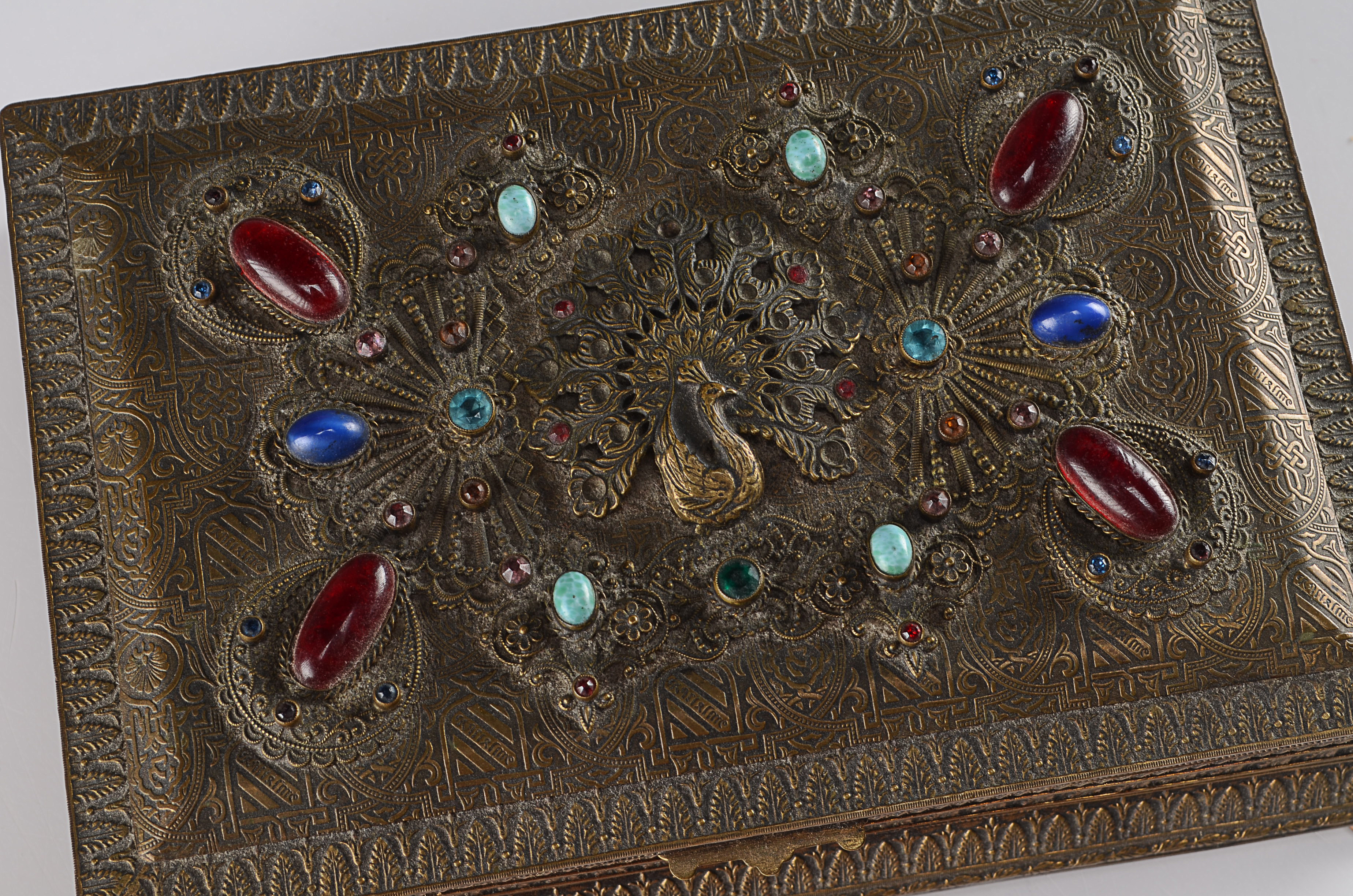 Beautiful Vintage Brass Music Box, Handmade in Germany