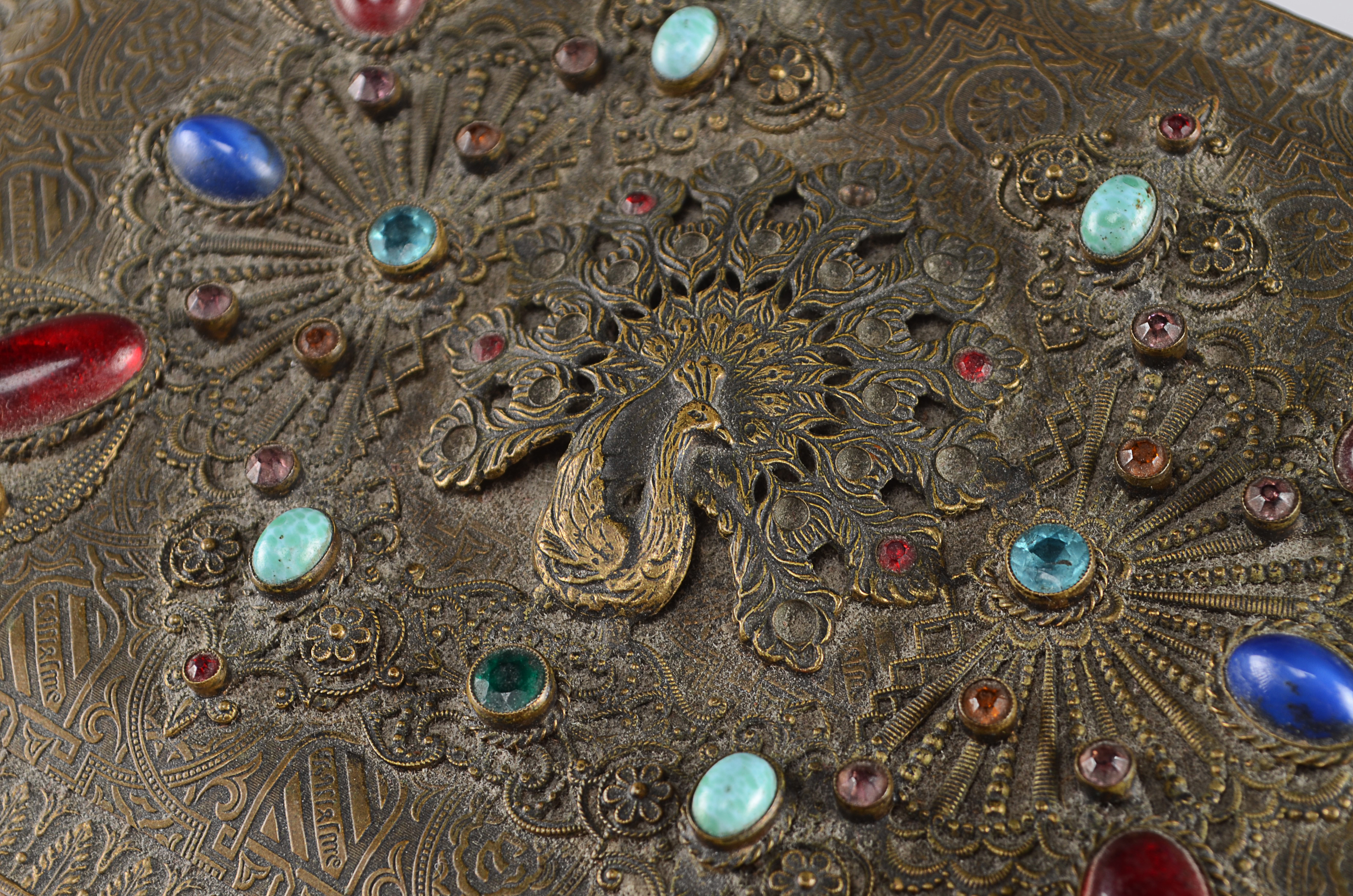 Beautiful Vintage Brass Music Box, Handmade in Germany