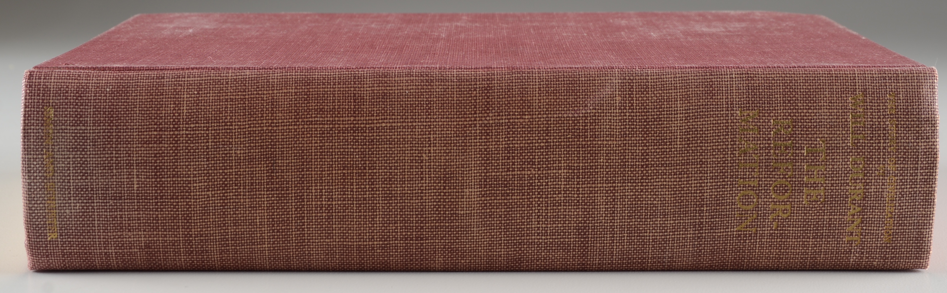 Four Library Collection Hardbound Books "The Story of Civilization" Series