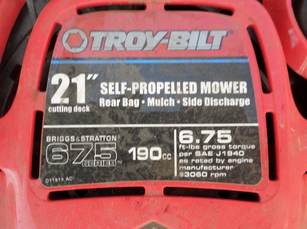 Troy-Bilt 21" Mower