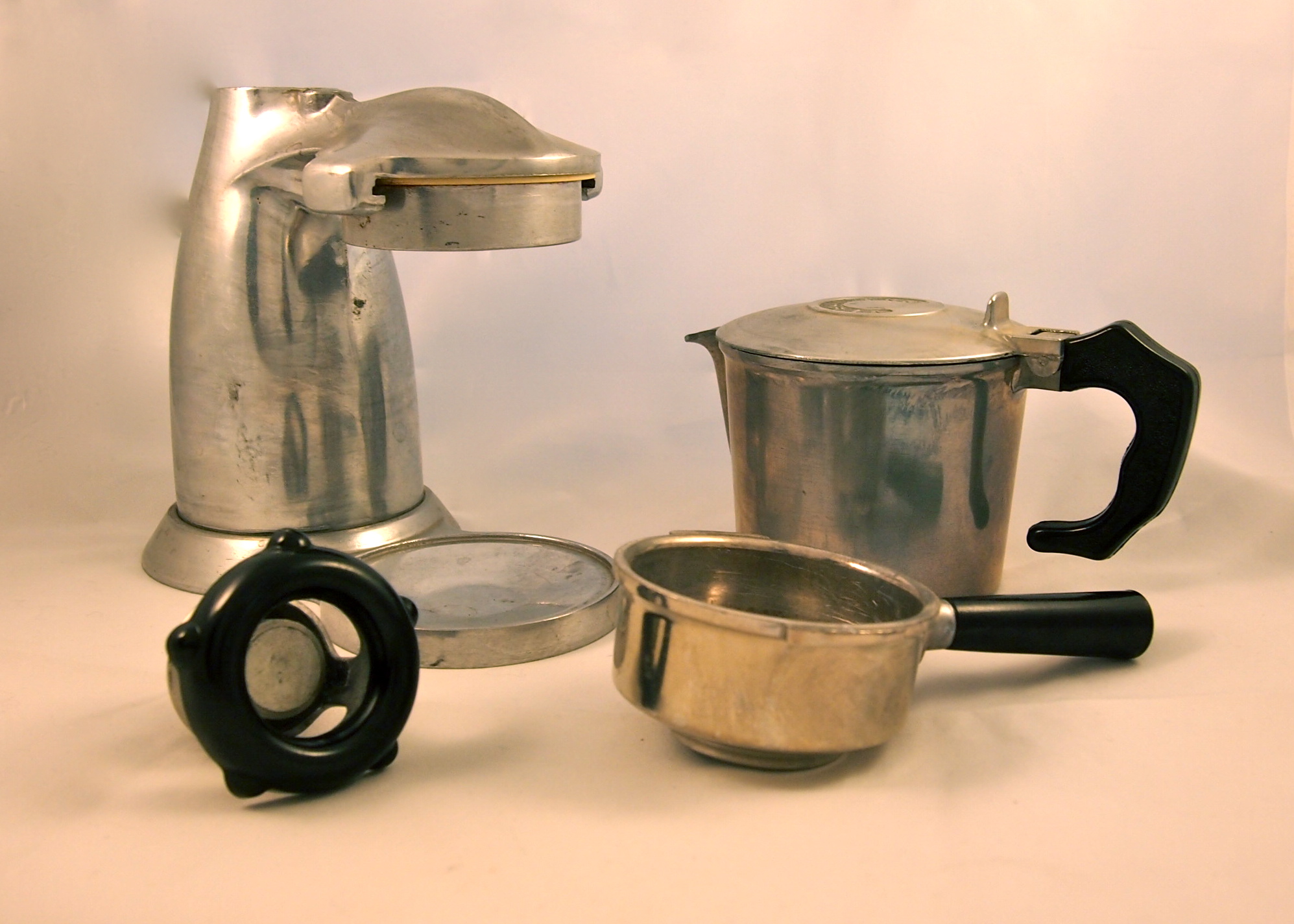 Mid-Century Vesuviana Stovetop Espresso Coffee Maker