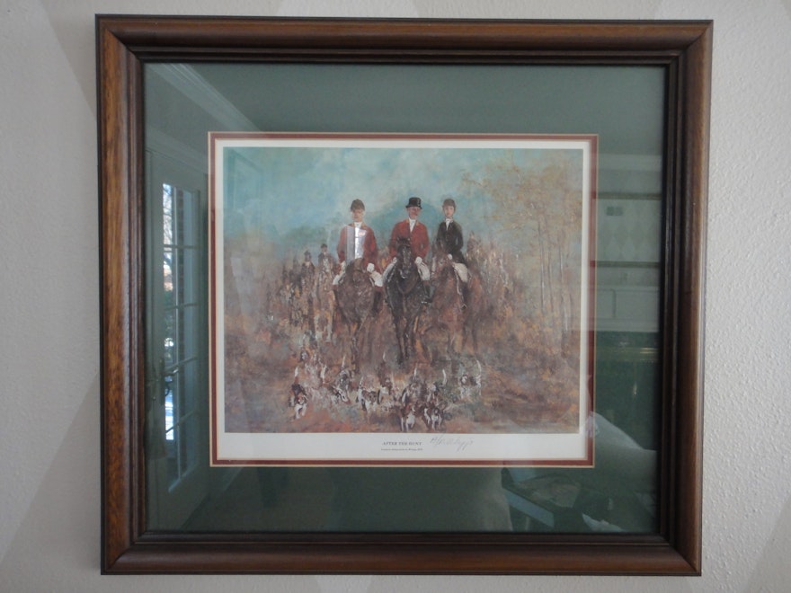 "After The Hunt" Signed Print by Pat Whipp