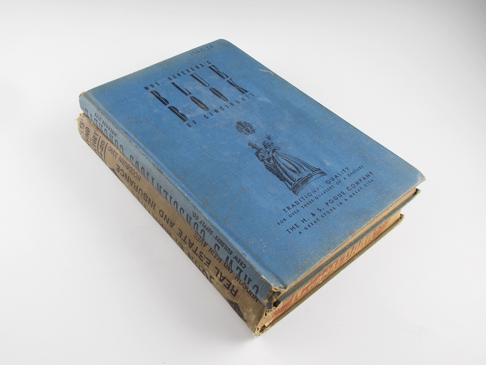 Vintage 1924 and 1937 Cincinnati and Norwood Directories