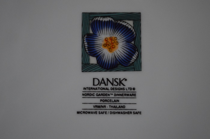 Service for Eight Dansk Nordic Garden Porcelain