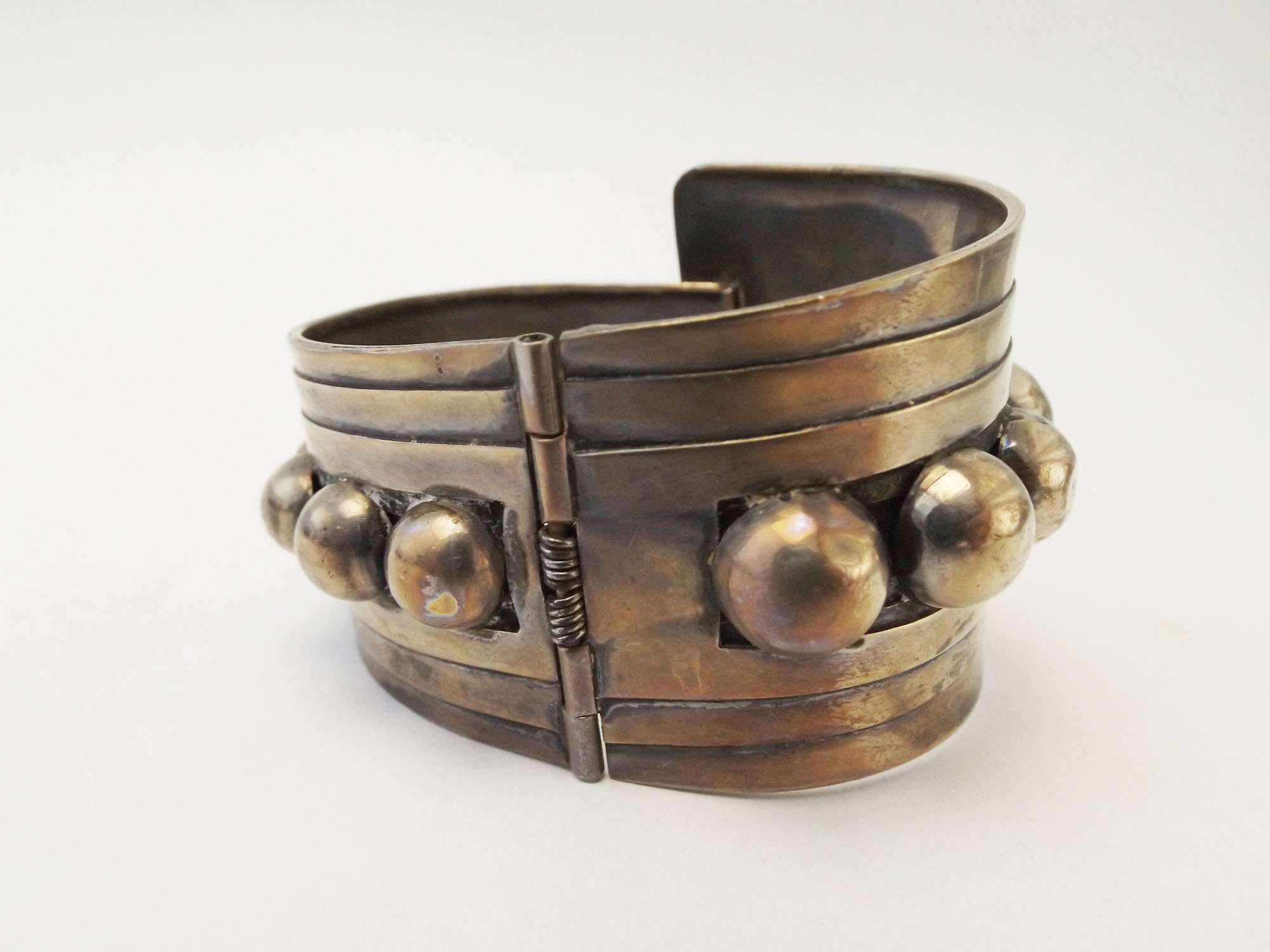 Mexican Taxco Sterling Silver Cuff