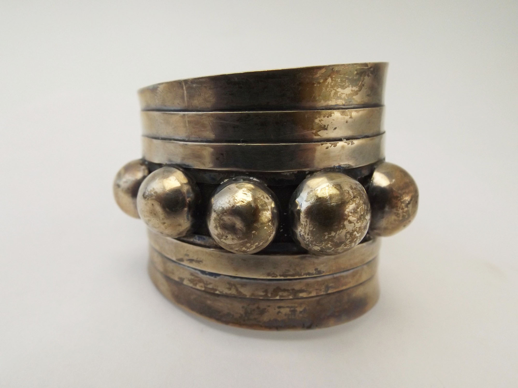 Mexican Taxco Sterling Silver Cuff