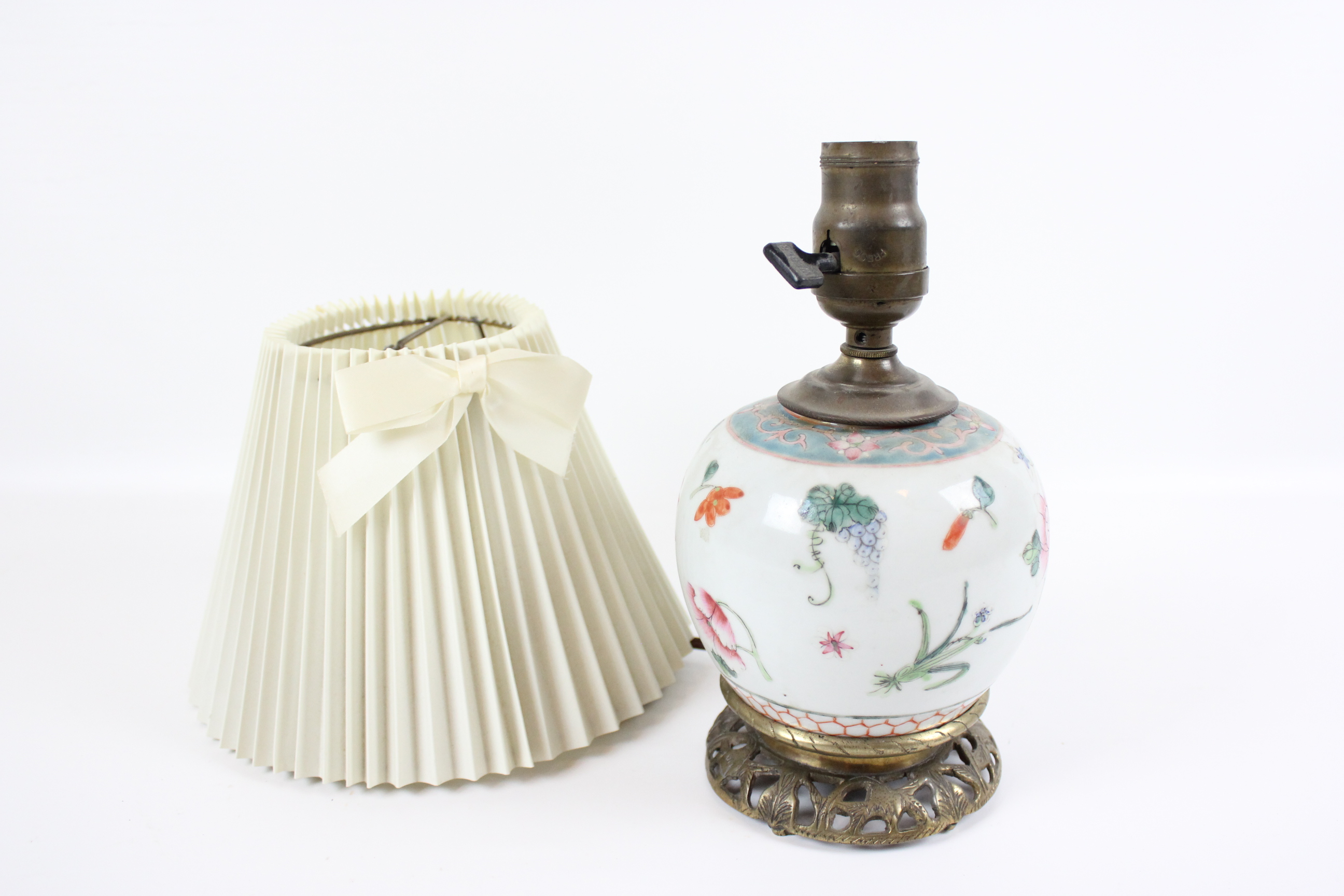 Set of Two Ornate Vintage Lamps