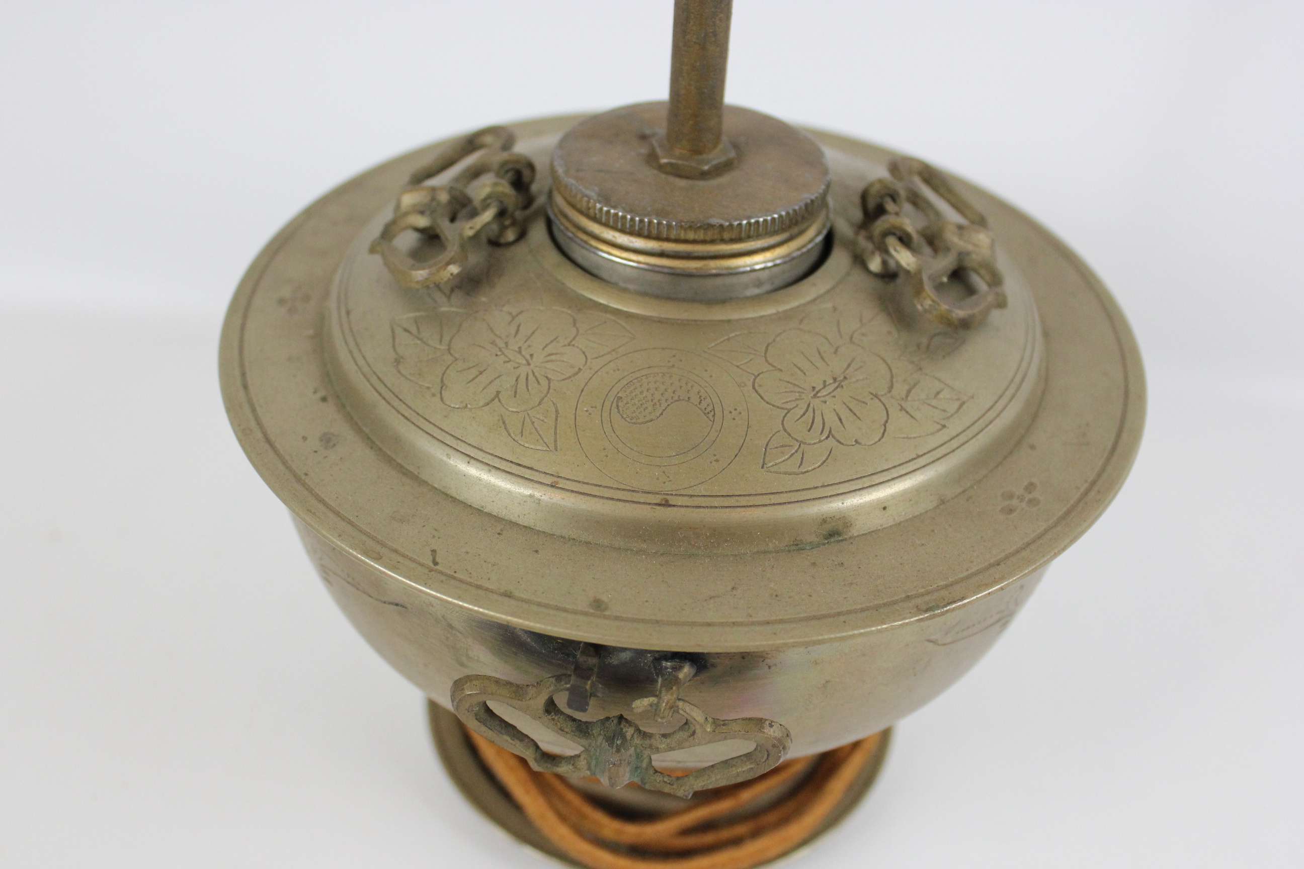 Set of Two Ornate Vintage Lamps