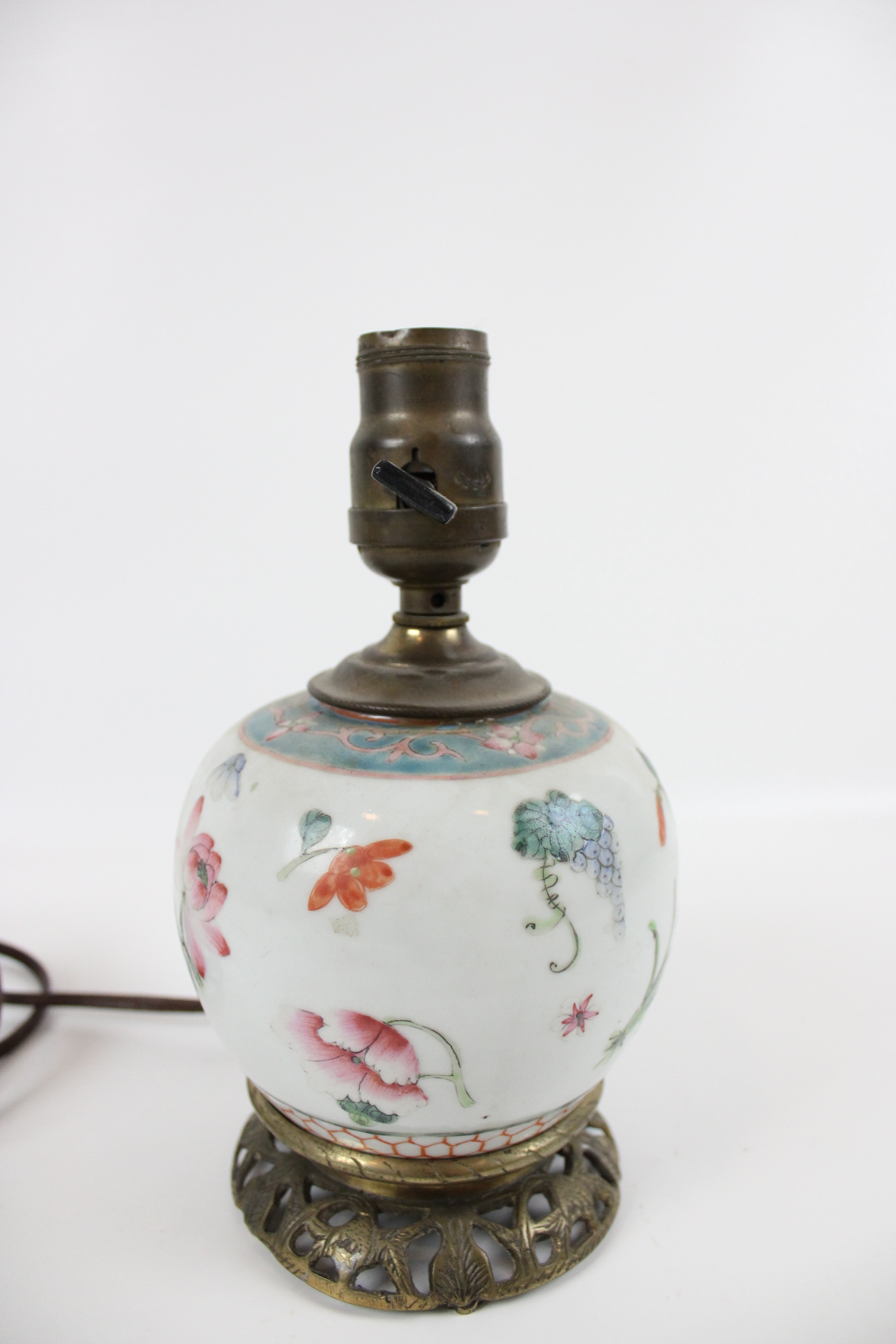 Set of Two Ornate Vintage Lamps