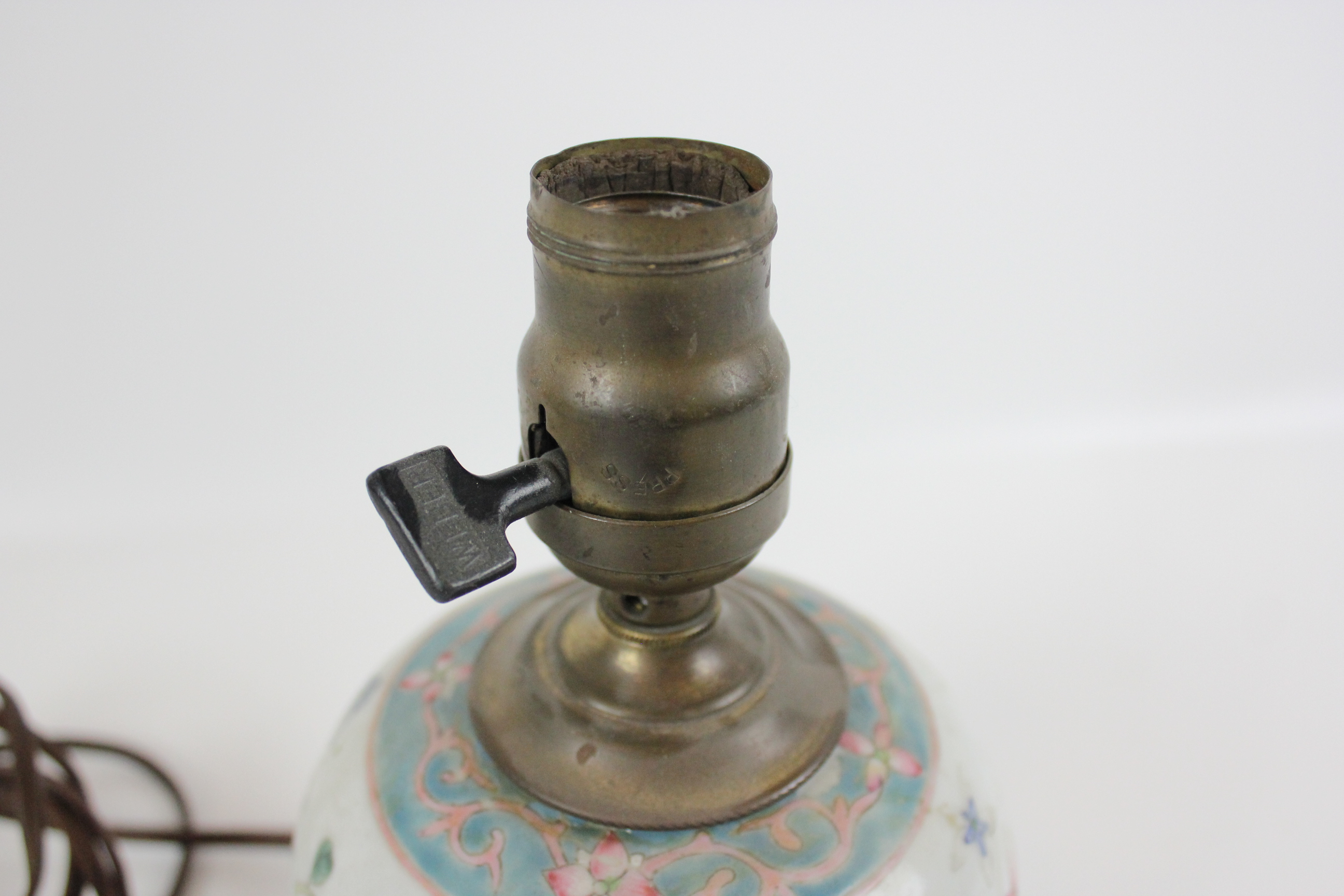 Set of Two Ornate Vintage Lamps