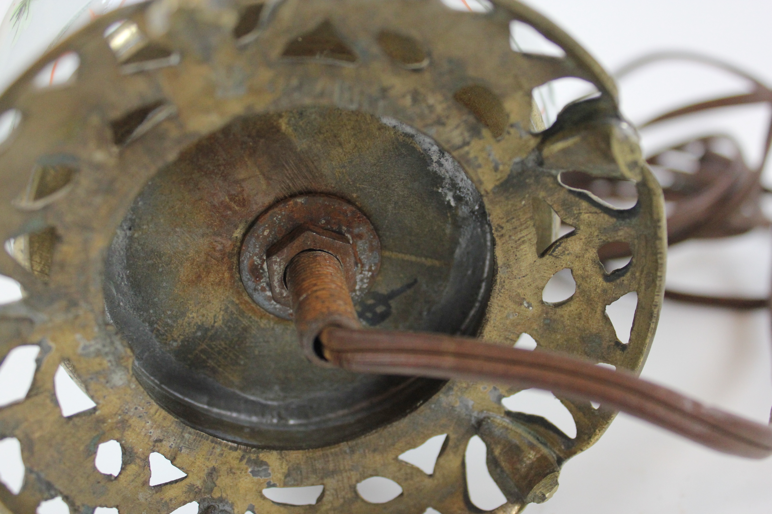 Set of Two Ornate Vintage Lamps