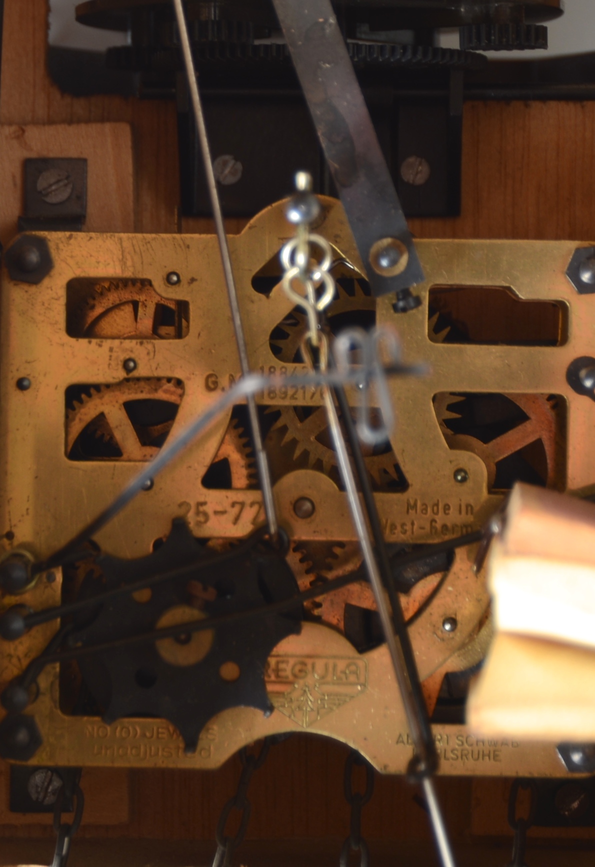 Vintage Cuendet Chalet Cuckoo Clock with Swiss Movement