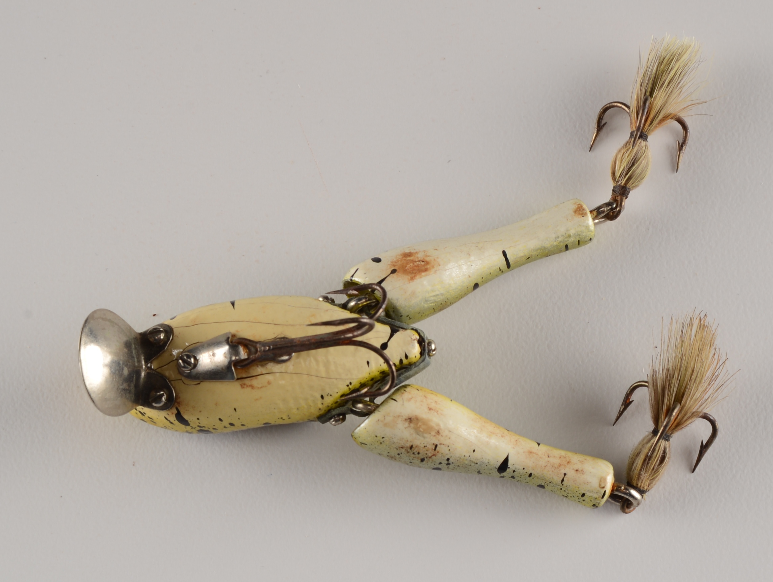 Vintage Wooden Frog Fishing Lure