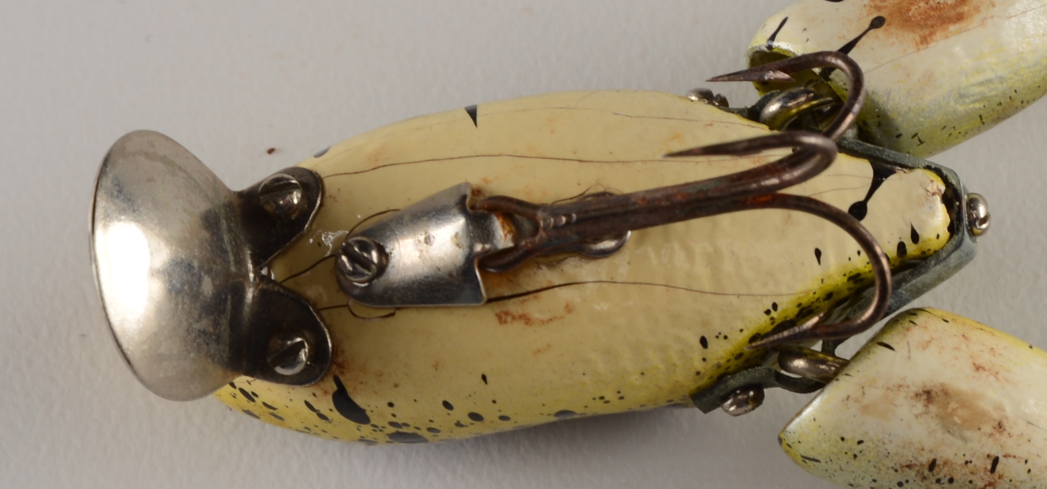 Vintage Wooden Frog Fishing Lure