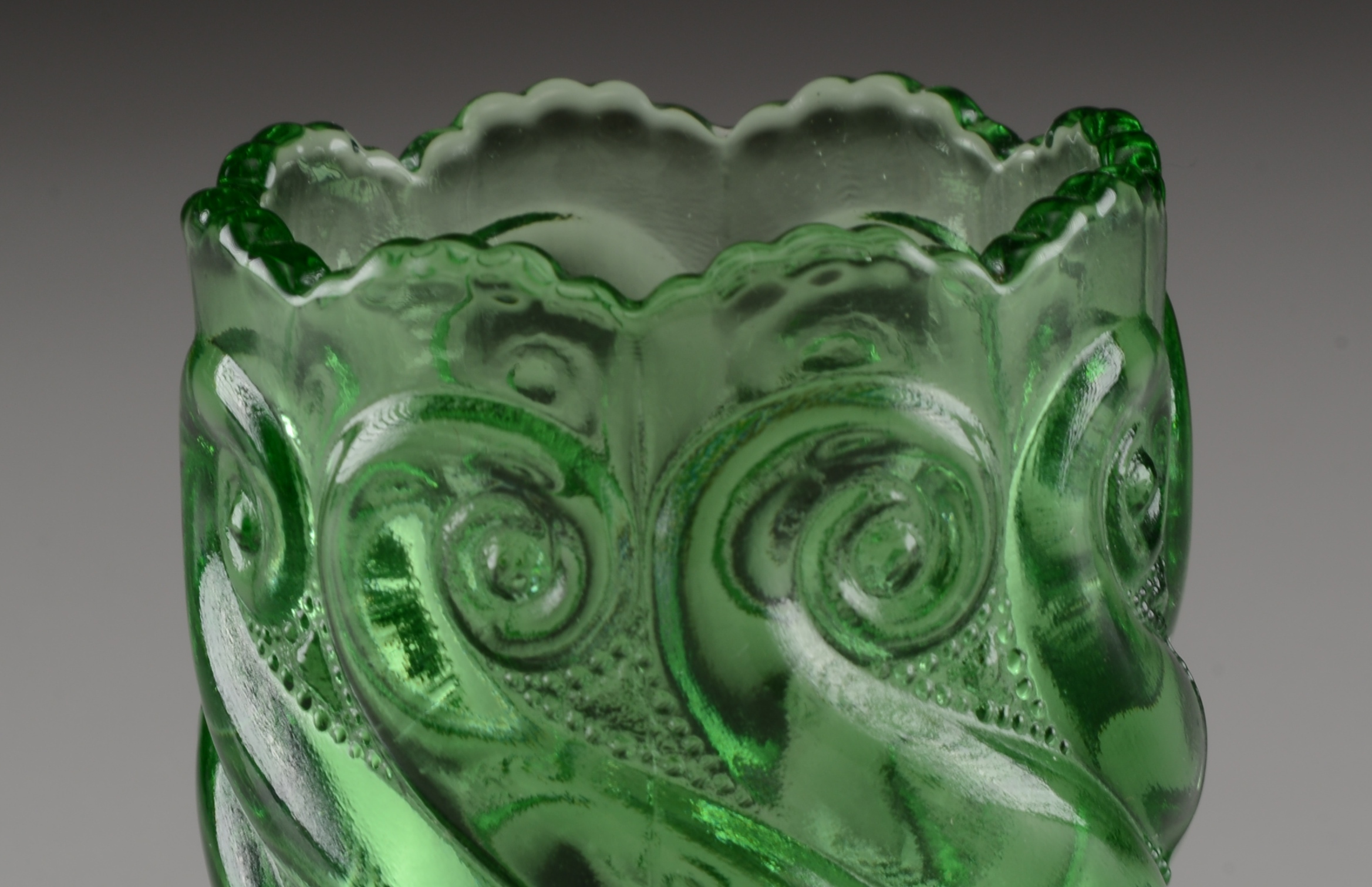 Vintage Green Tint Glass Pieces