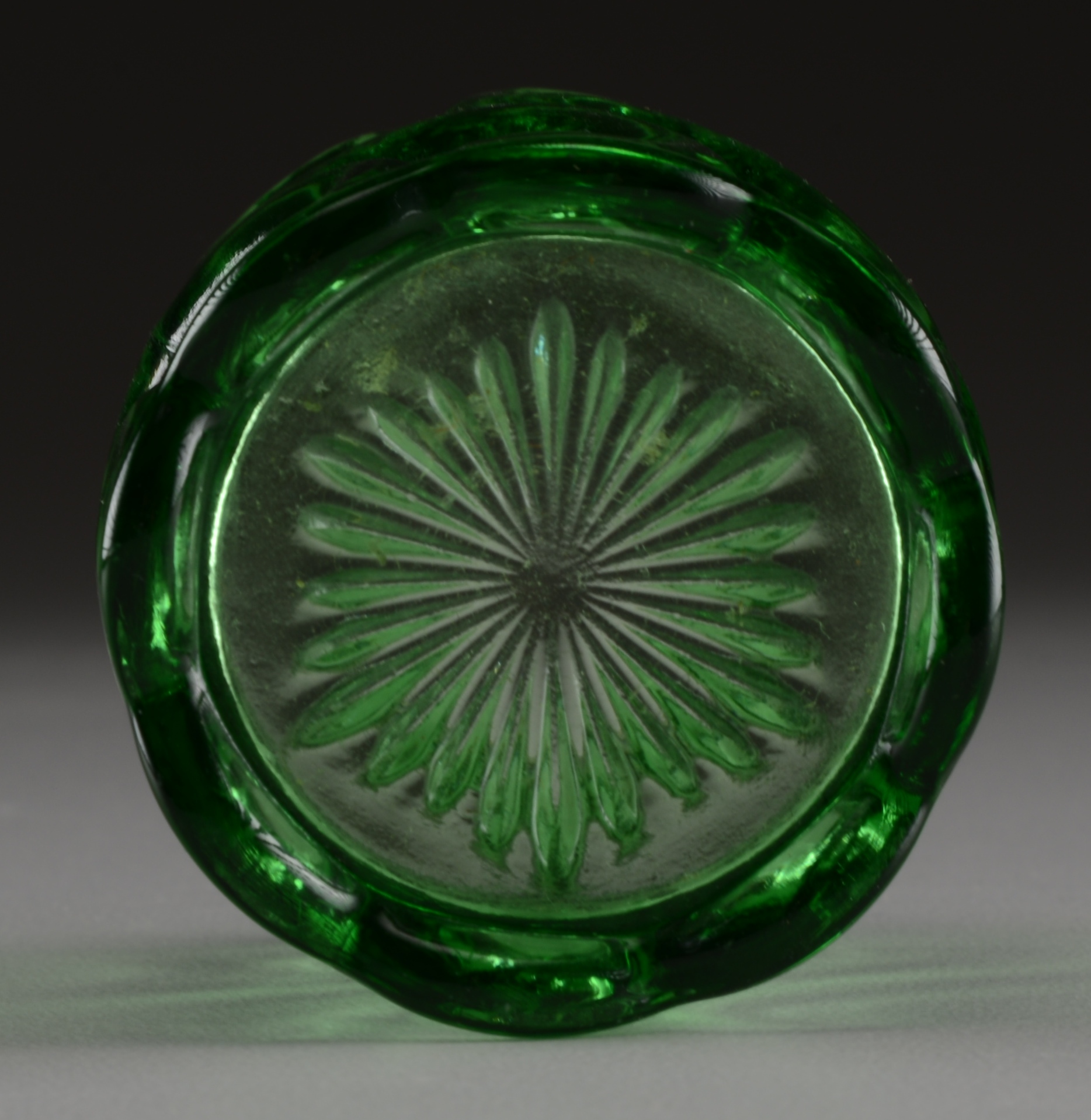 Vintage Green Tint Glass Pieces