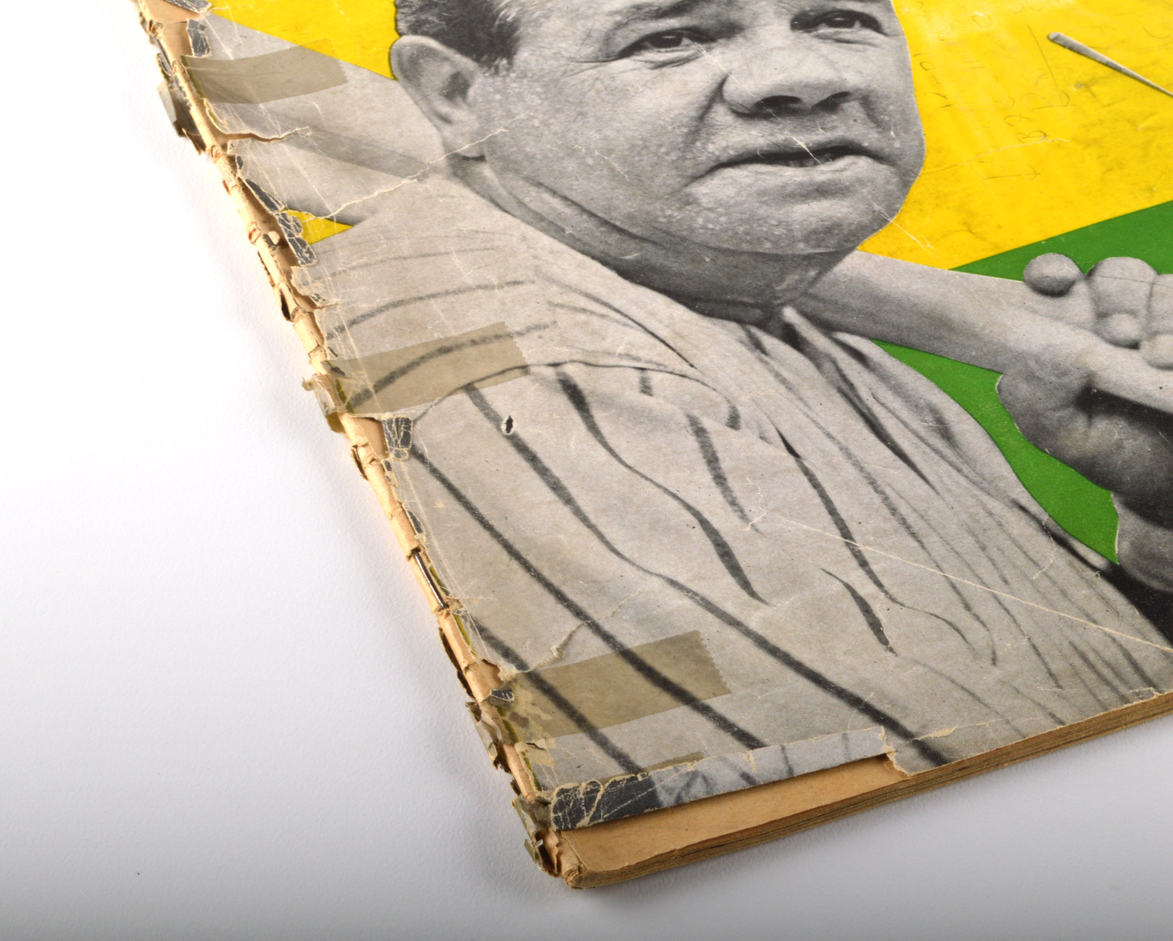 Vintage Waite Hoyt "Babe Ruth As I knew Him" Magazine and Two Babe Ruth Plates