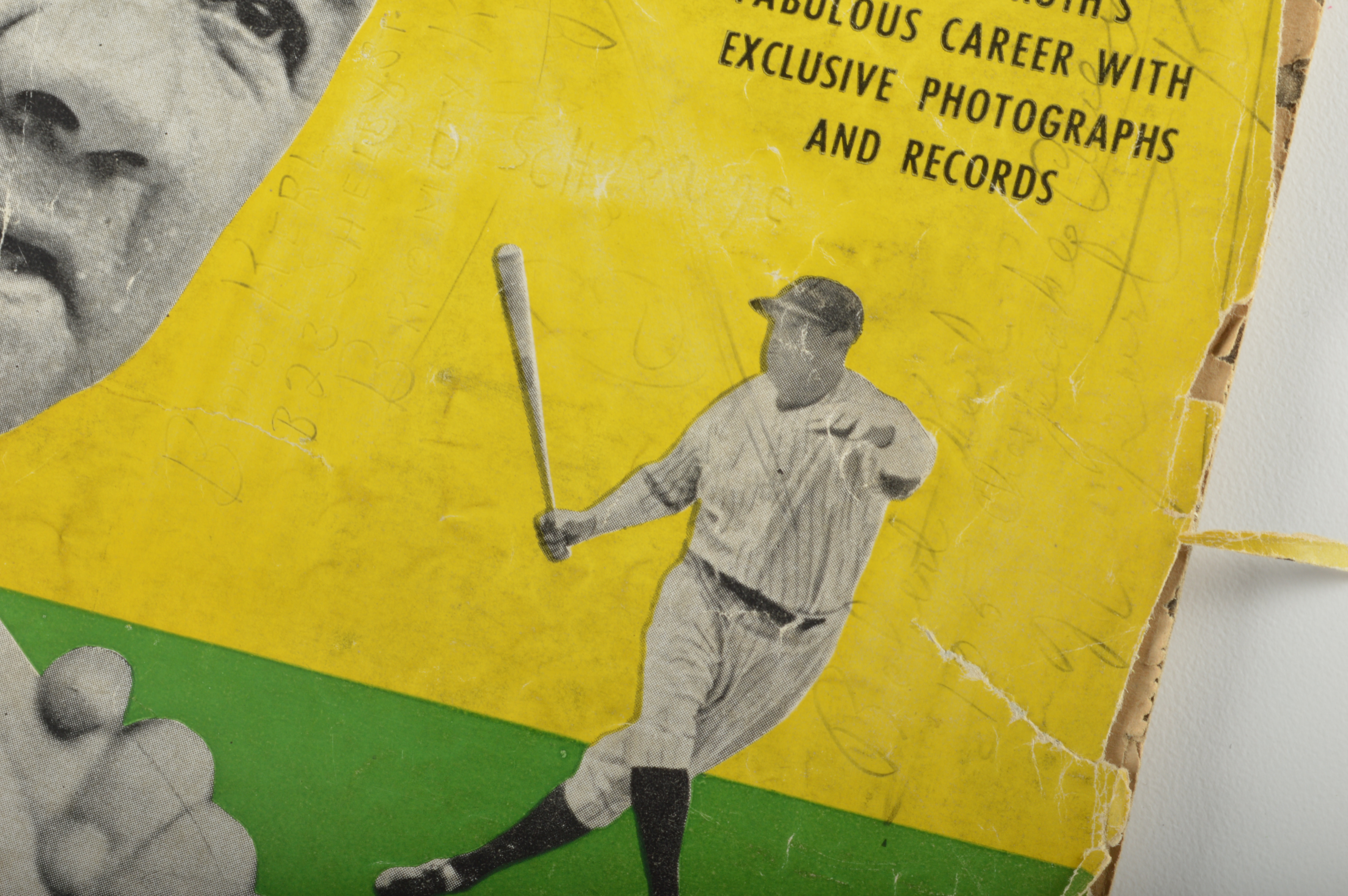 Vintage Waite Hoyt "Babe Ruth As I knew Him" Magazine and Two Babe Ruth Plates