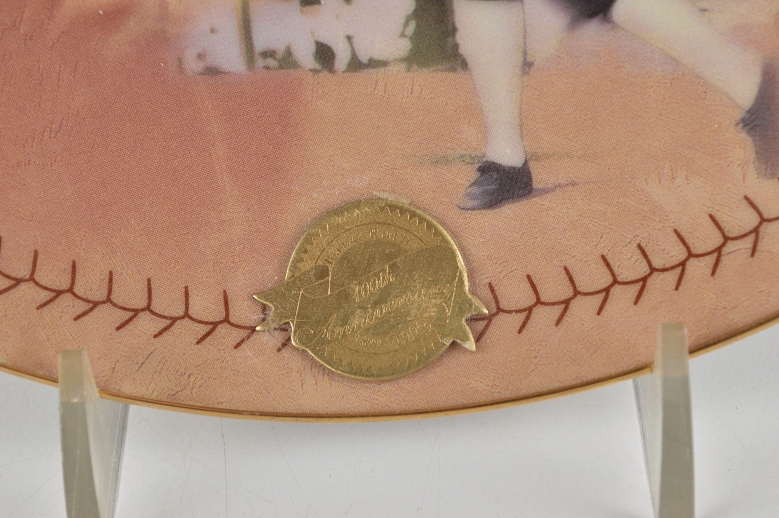 Vintage Waite Hoyt "Babe Ruth As I knew Him" Magazine and Two Babe Ruth Plates