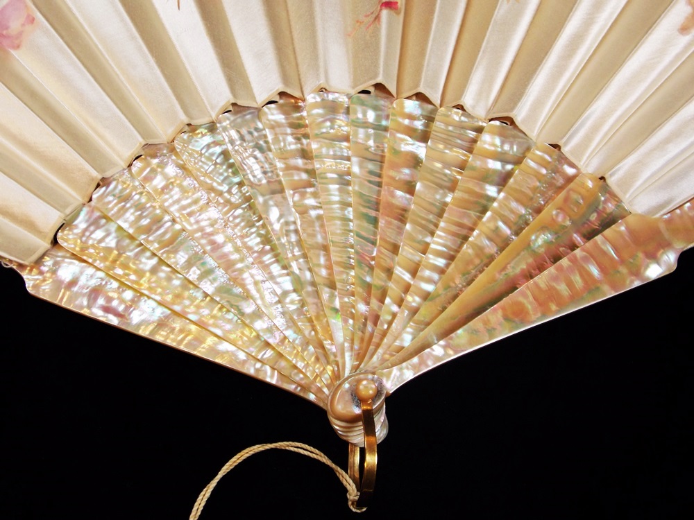 A Marvelous Tiffany & Co. Mother of Pearl Fan from the Paris Exposition Of 1878