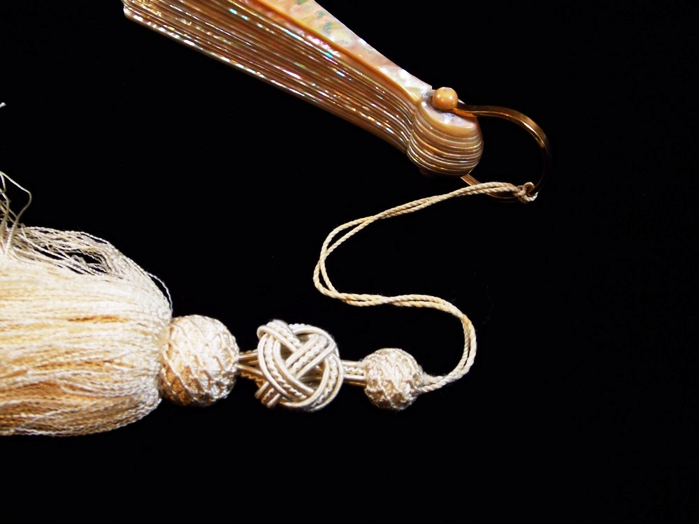 A Marvelous Tiffany & Co. Mother of Pearl Fan from the Paris Exposition Of 1878