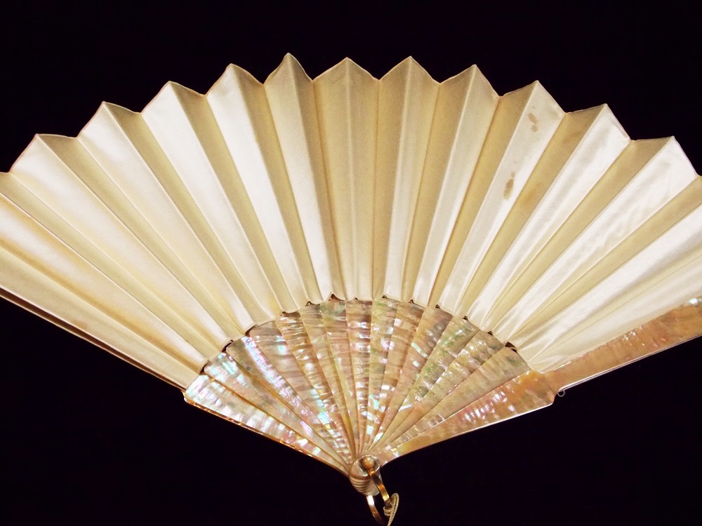 A Marvelous Tiffany & Co. Mother of Pearl Fan from the Paris Exposition Of 1878