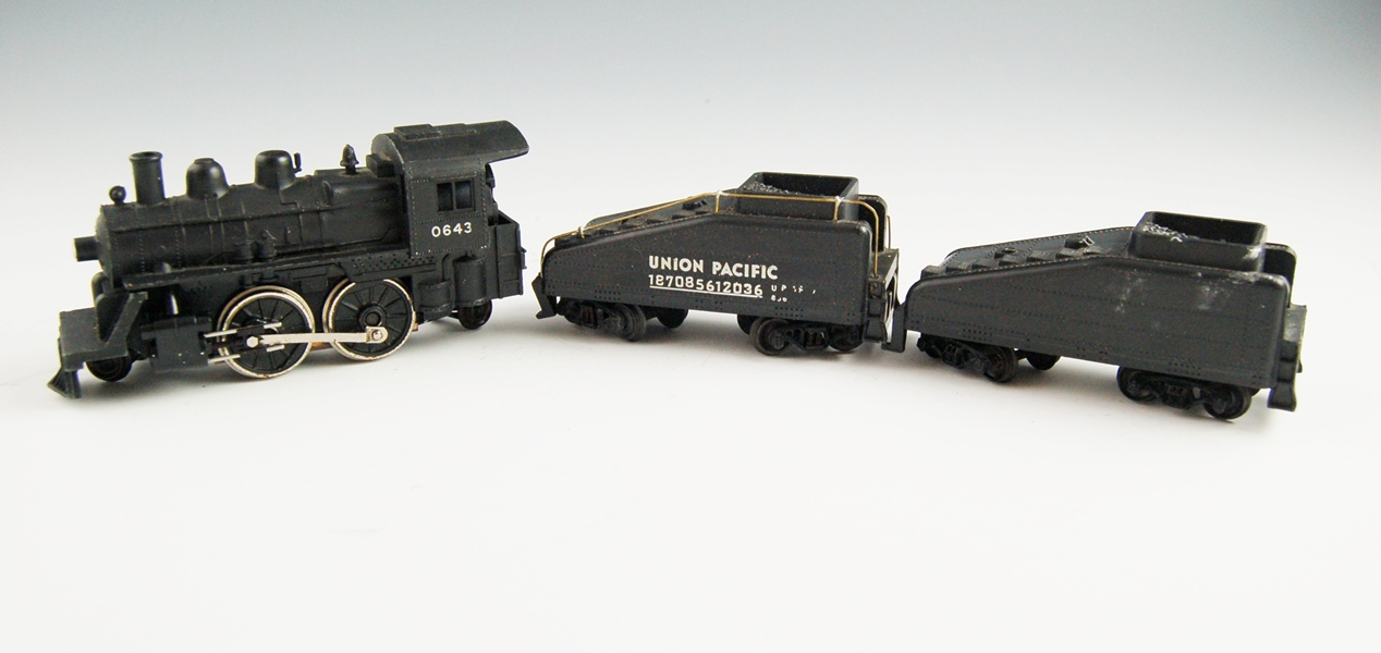 Steam Engine 0643 and Union Pacific Coal Car
