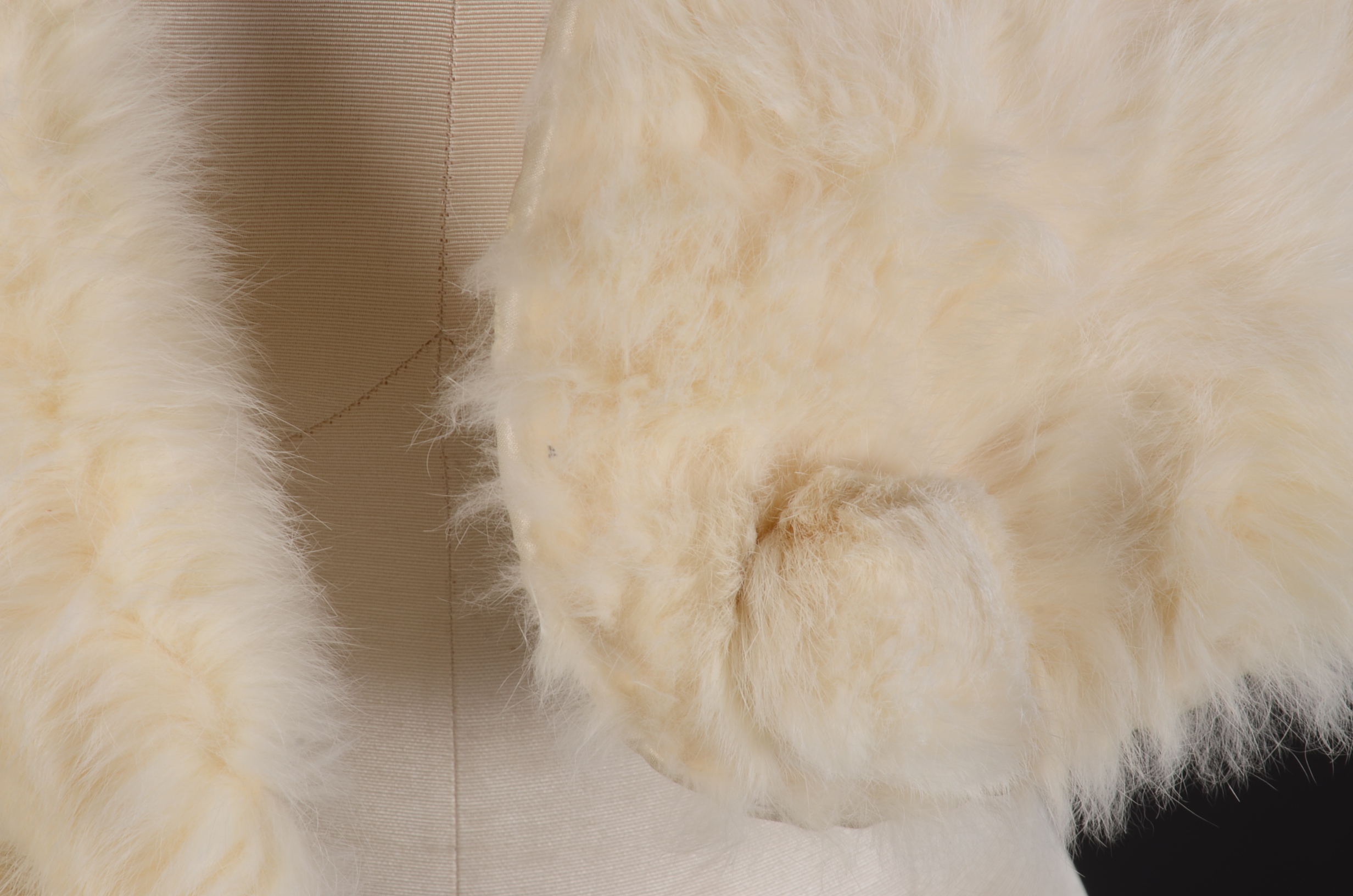 Vintage Genuine Rabbit Fur Stole 