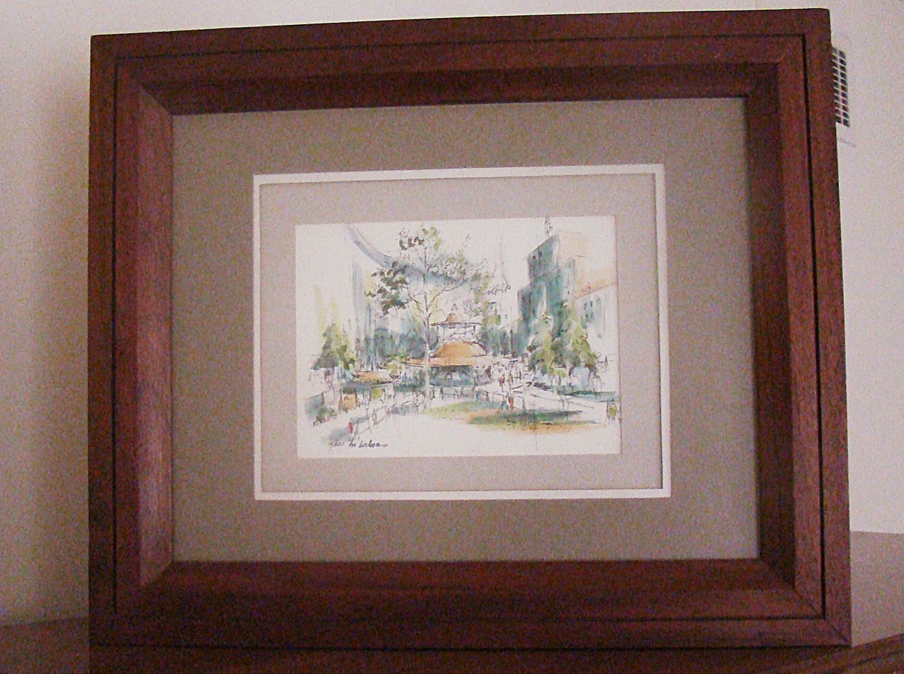  Watercolor by "M. Wilson" Signed and Numbered
