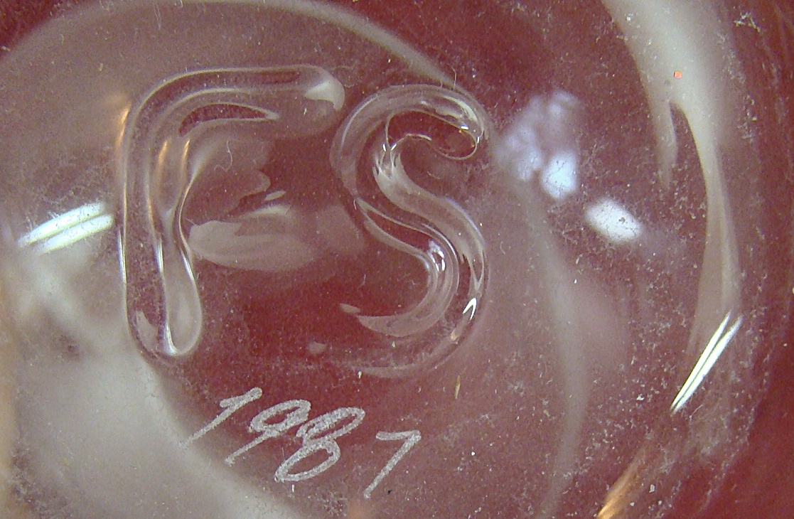 Art Glass Teardrop Vase and Crystal Lot