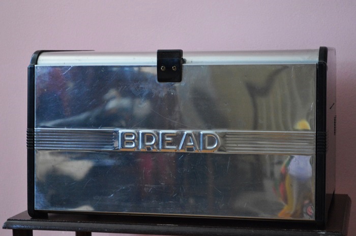 Kromex Vintage Counter Bread Box
