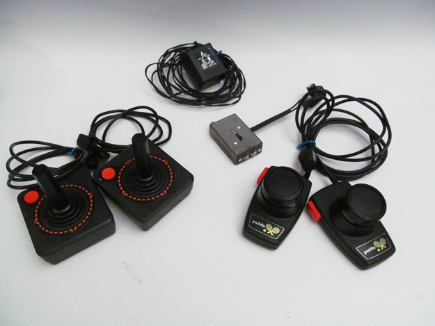 Original Atari 2600 Gaming Console and Games