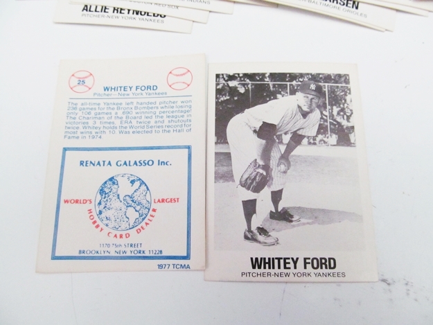 Collection of 1977 TCMA Star and HOF Cards