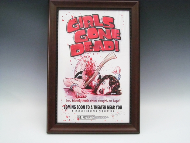 Signed "Girls Gone Dead!" Movie Poster