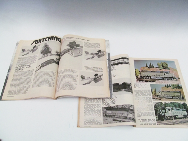 Group of Vintage Model Railroading Magazines