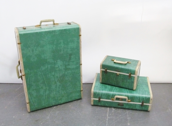 Vintage Three-Piece Samsonite Luggage Set