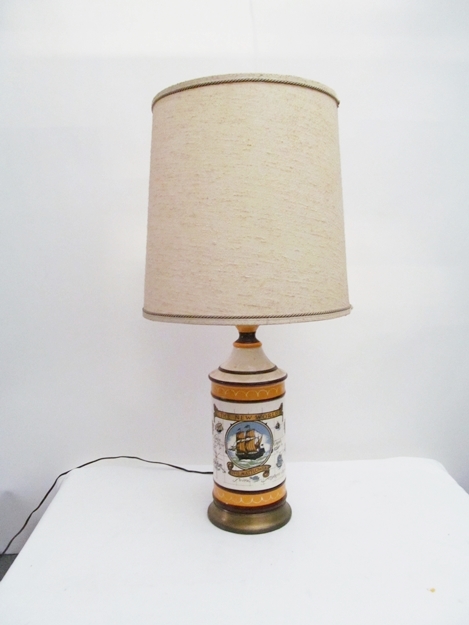Vintage Mayflower Porcelain Table Lamp