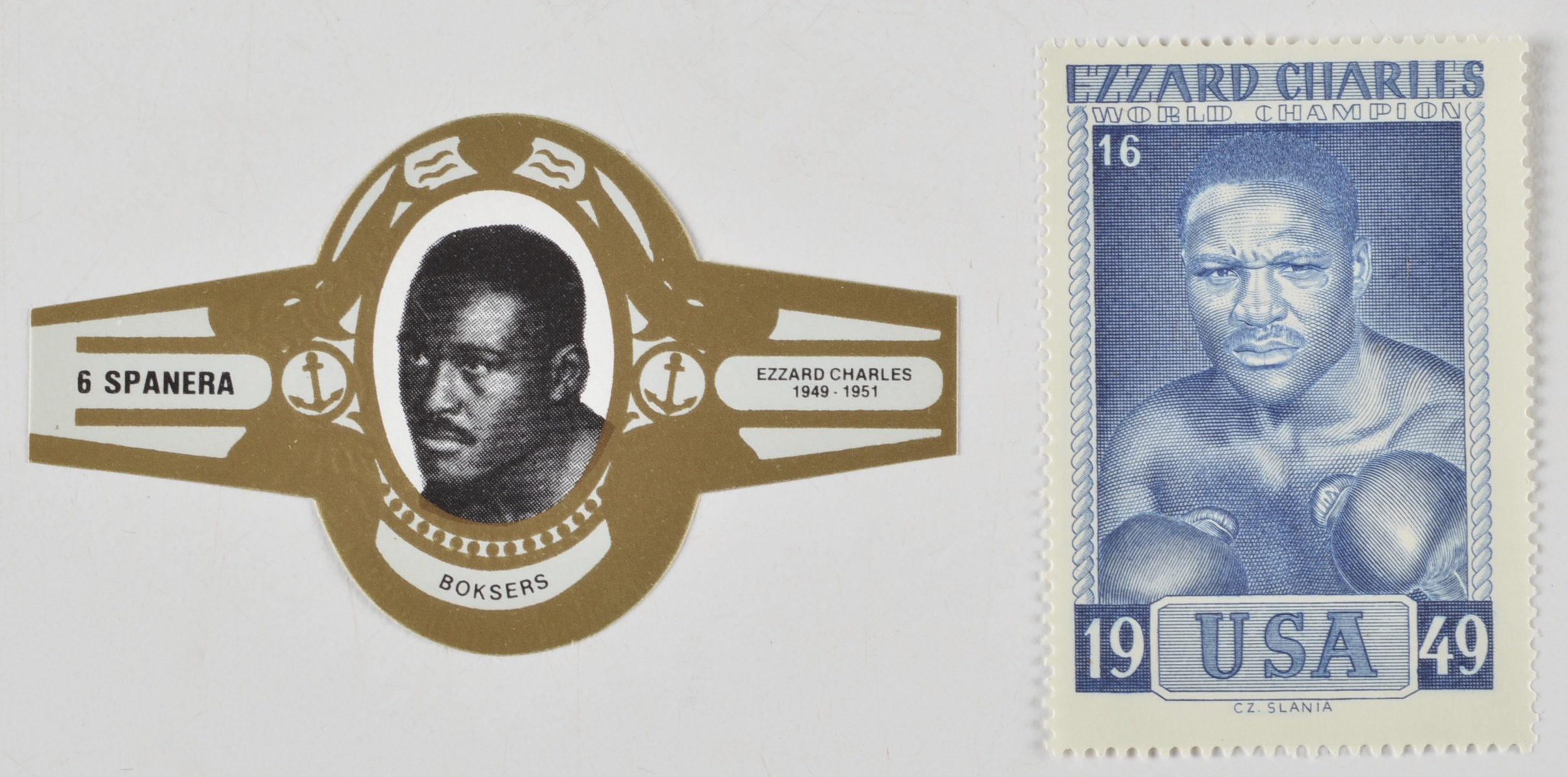 Vintage Ezzard Charles Boxing Items
