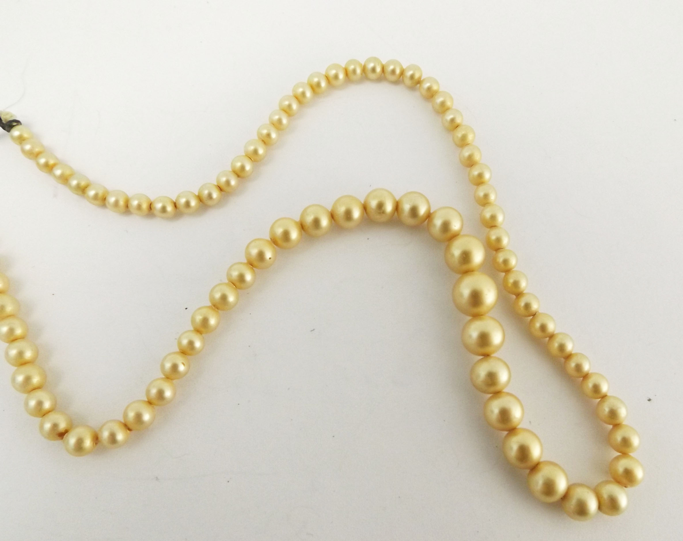 Vintage Simulated Pearls with 14k Gold Clasp
