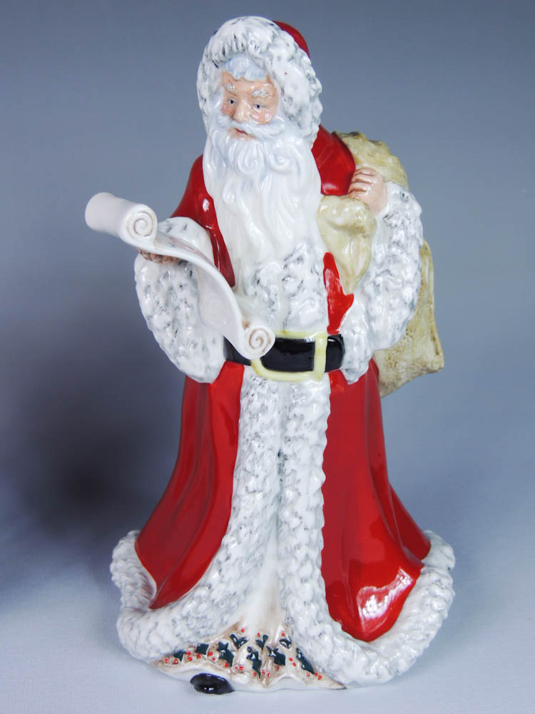 Royal Doulton and Lenox Porcelain Santa Figures