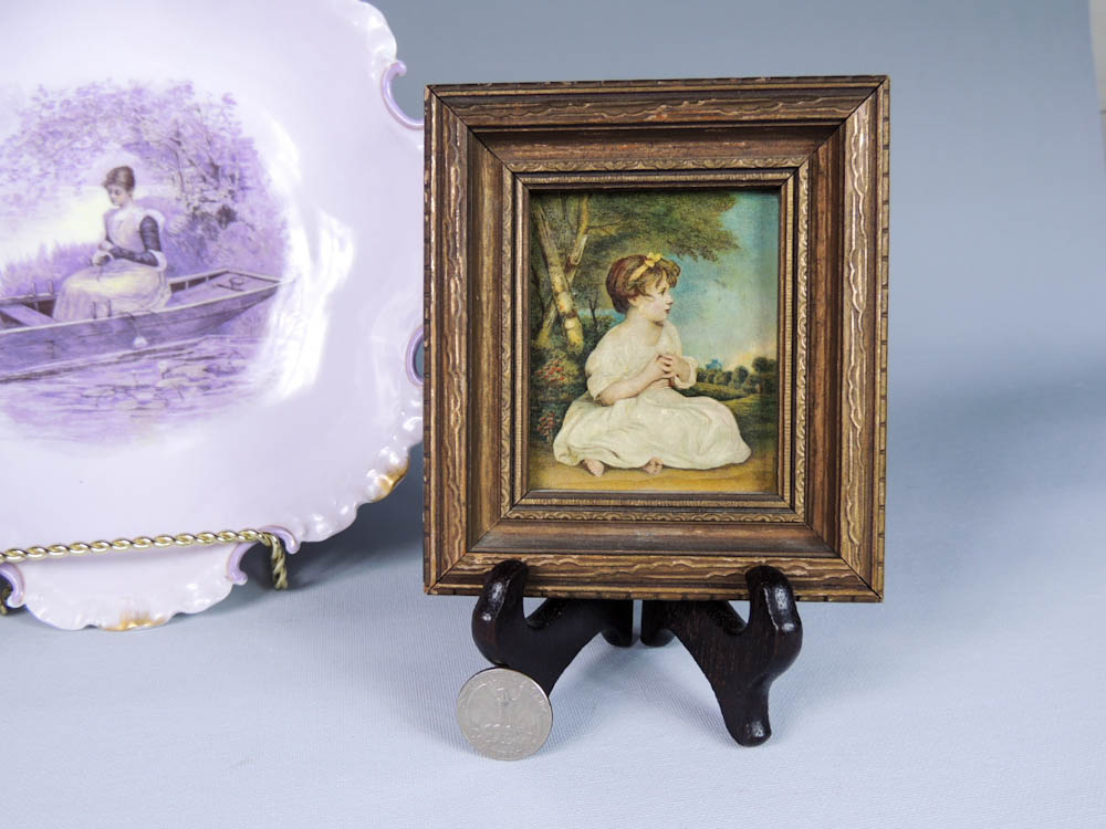 Rosenthal China Bowl and Two Child Miniatures