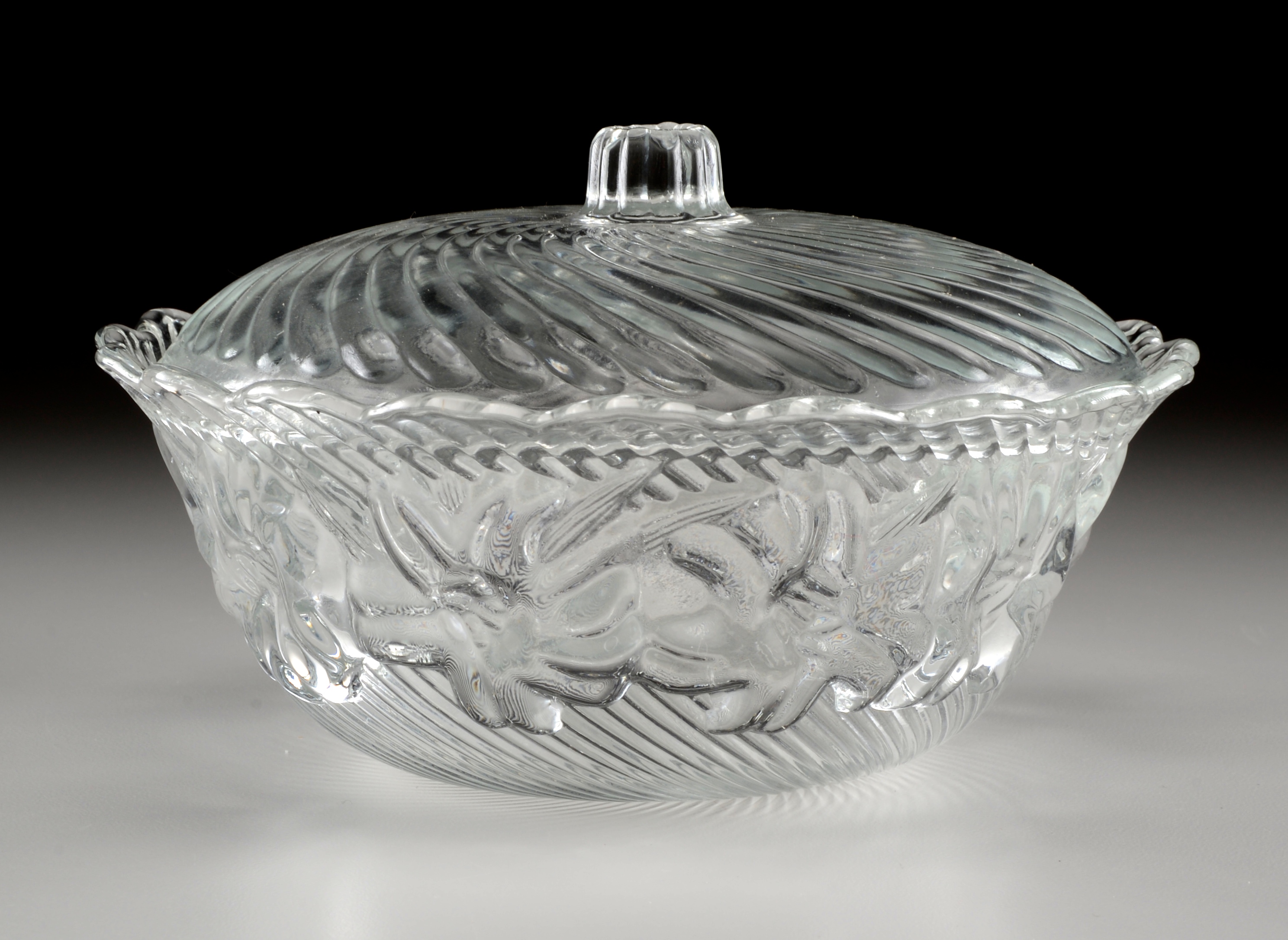 Trio of Vintage Glassware