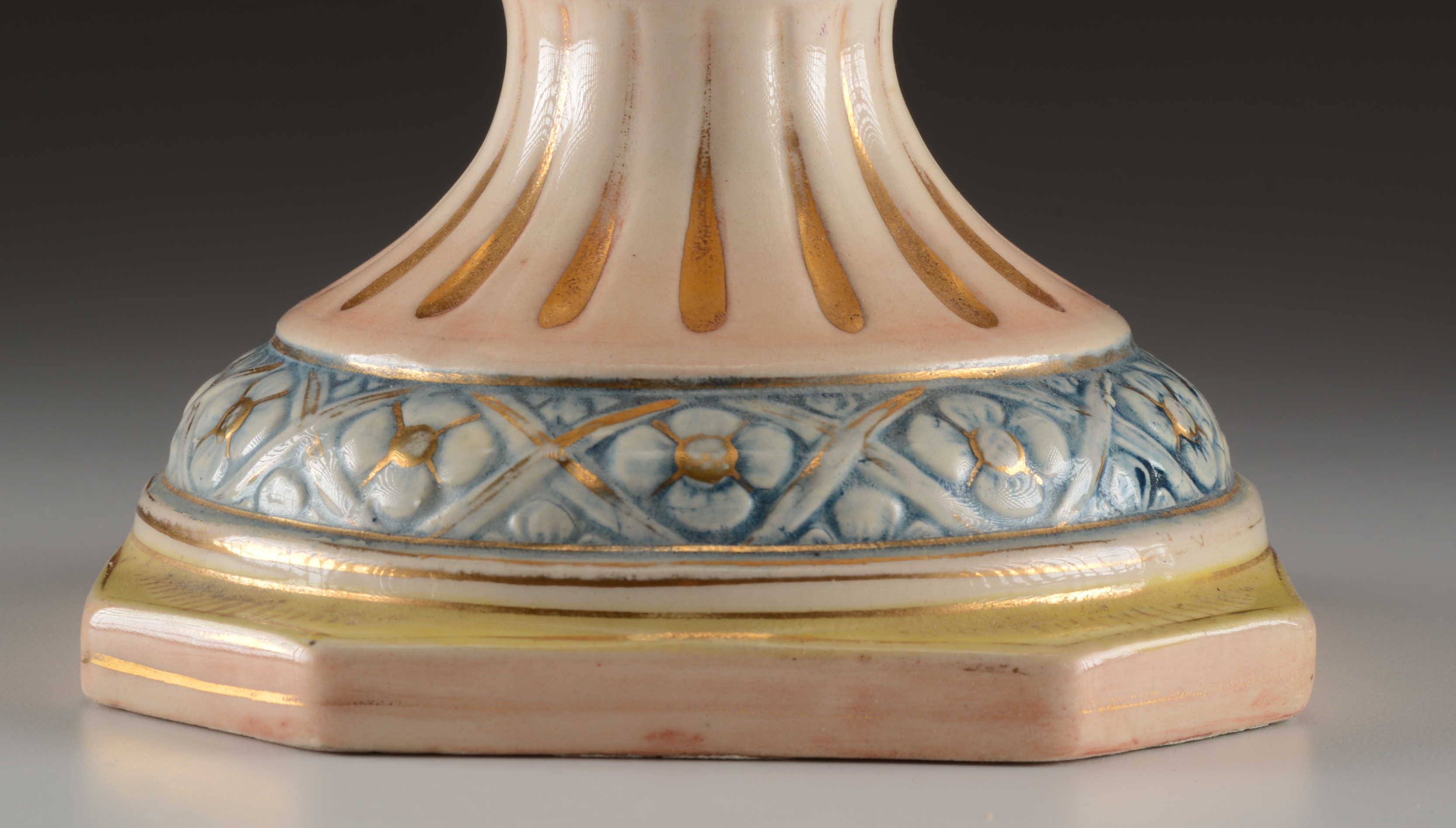 Vintage Ardalt Capodimonte Italian Pottery Lamp Base