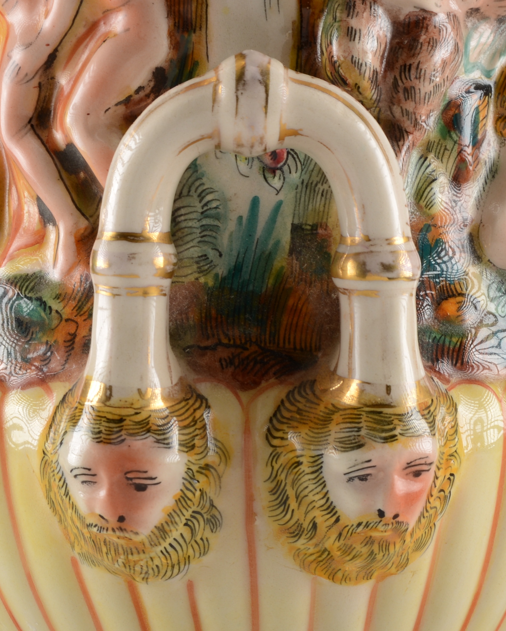 Vintage Ardalt Capodimonte Italian Pottery Lamp Base