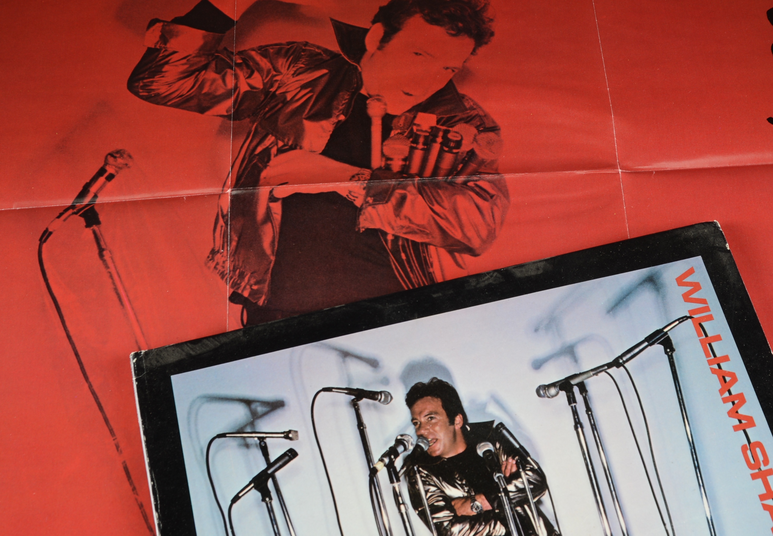 Vintage Autographed William Shatner "Live" Double LP