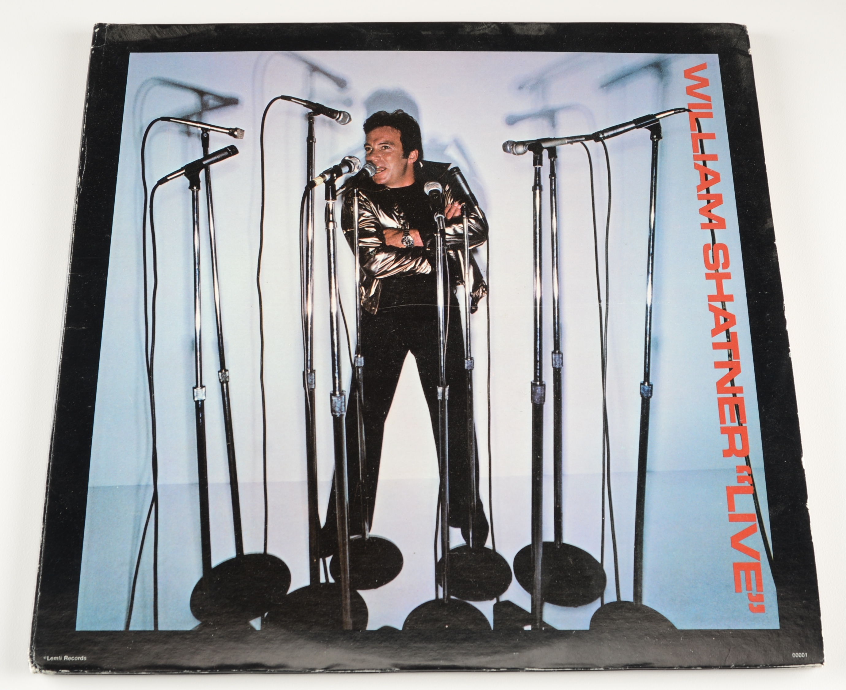 Vintage Autographed William Shatner "Live" Double LP