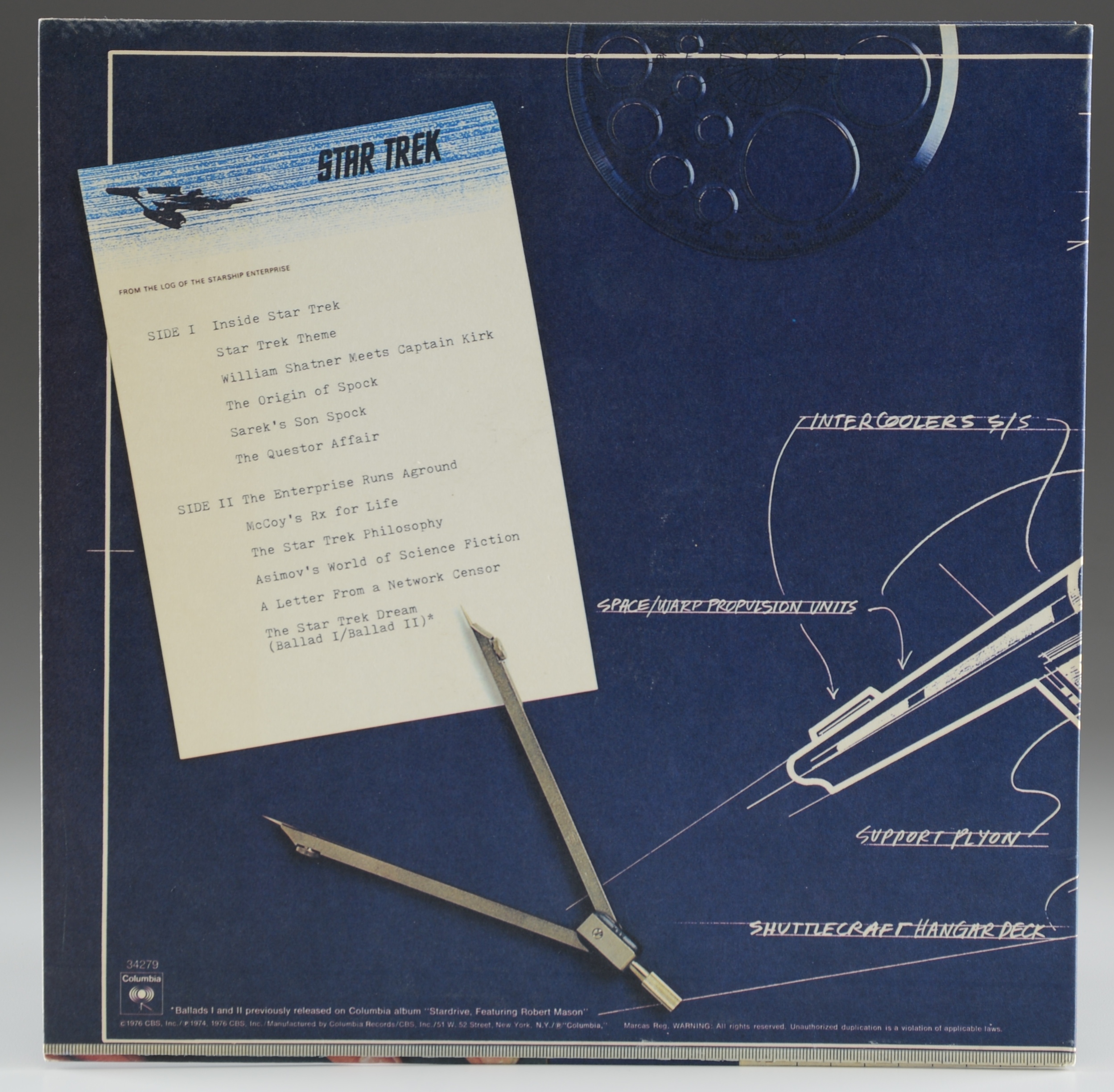 Trio of Vintage "Star Trek" Records