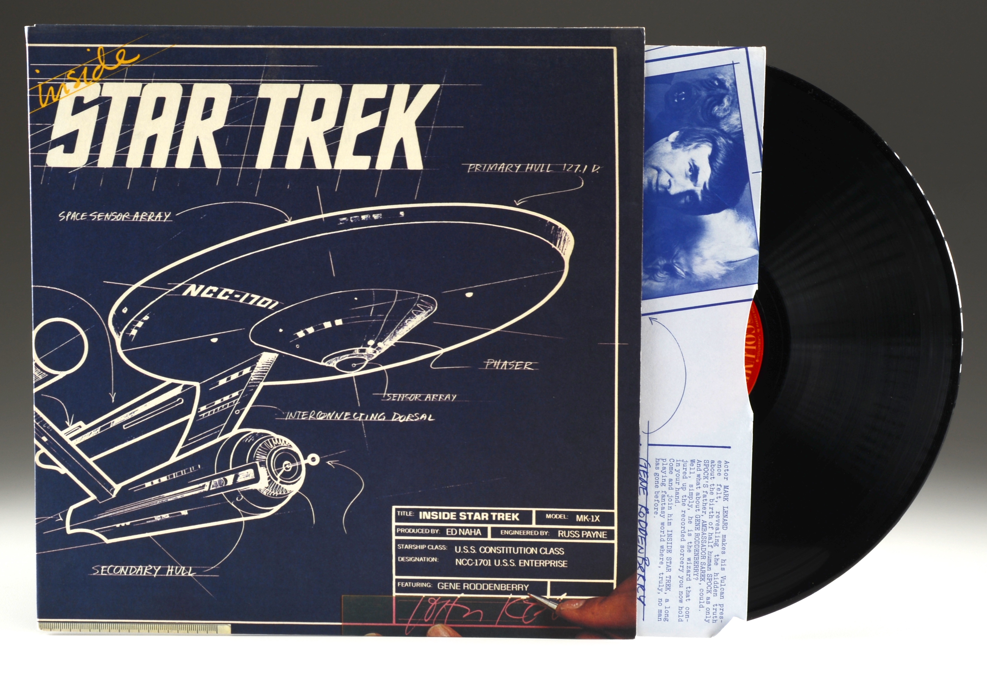 Trio of Vintage "Star Trek" Records