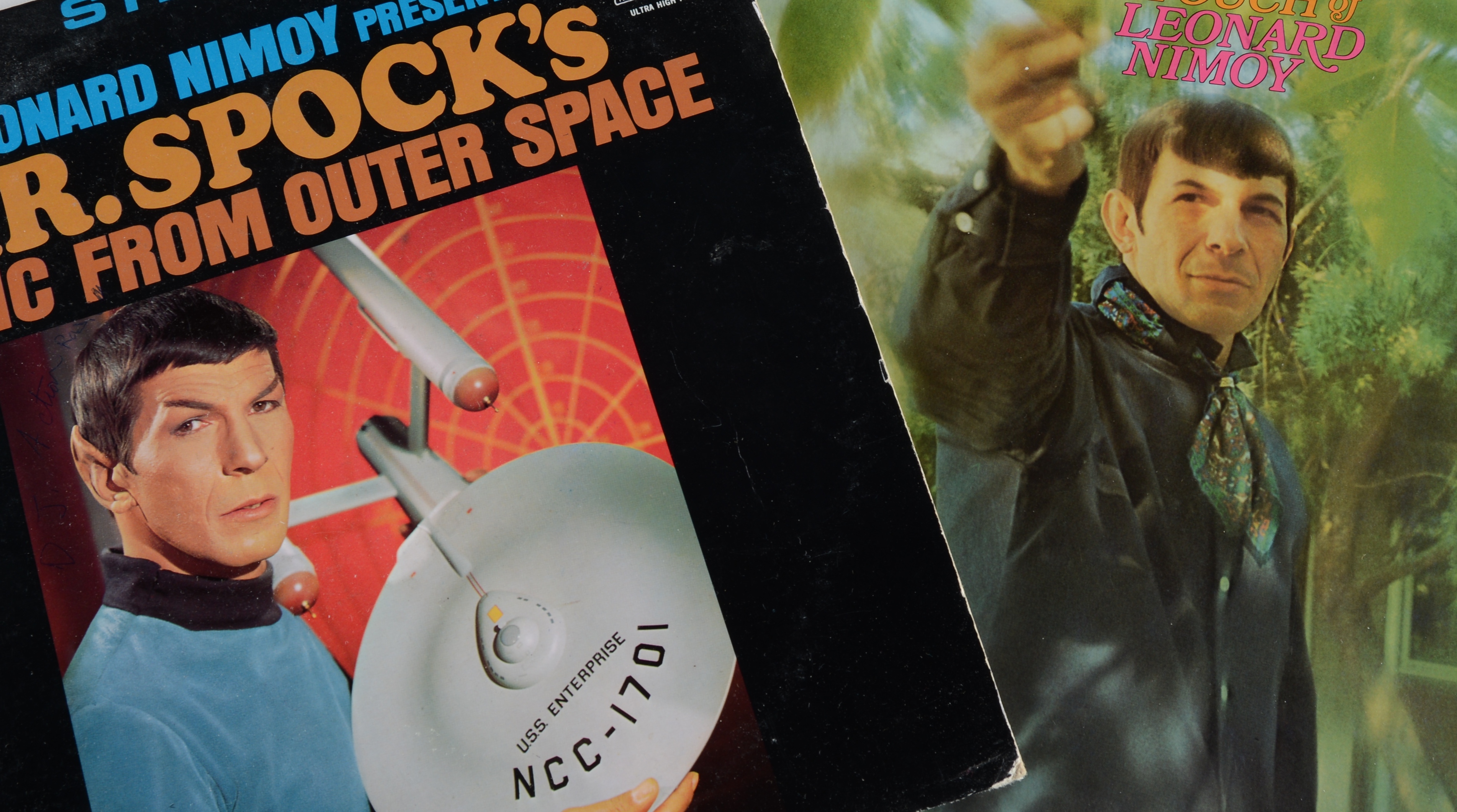Pair of Vintage Leonard Nimoy Records